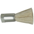 Gordon Brush 1" D Body Horsehair Fill .125" Orifice Female Thread Flow Thru Brush 901716HH